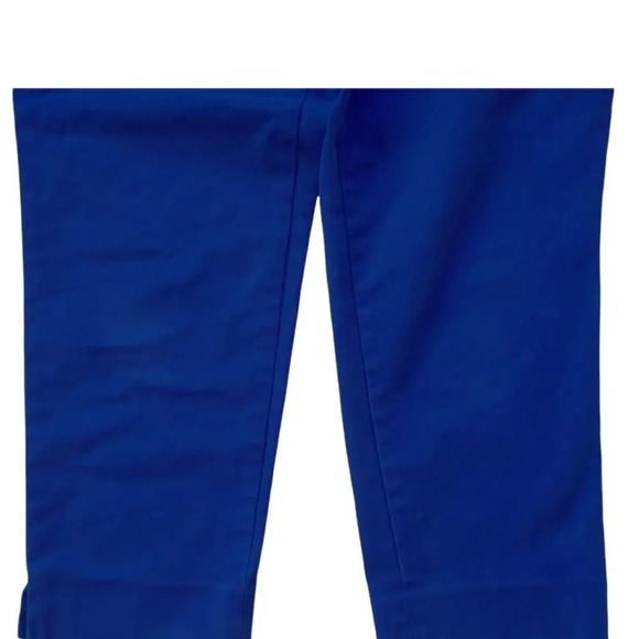 Dahlia Cropped Pants Trousers Capris Royal Blue 14 - Picture 6 of 7